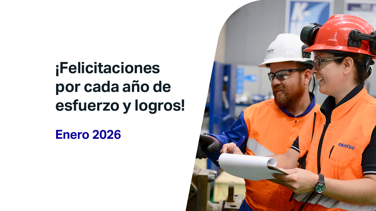 Cada año cuenta: reconocemos la trayectoria en Komatsu Reman