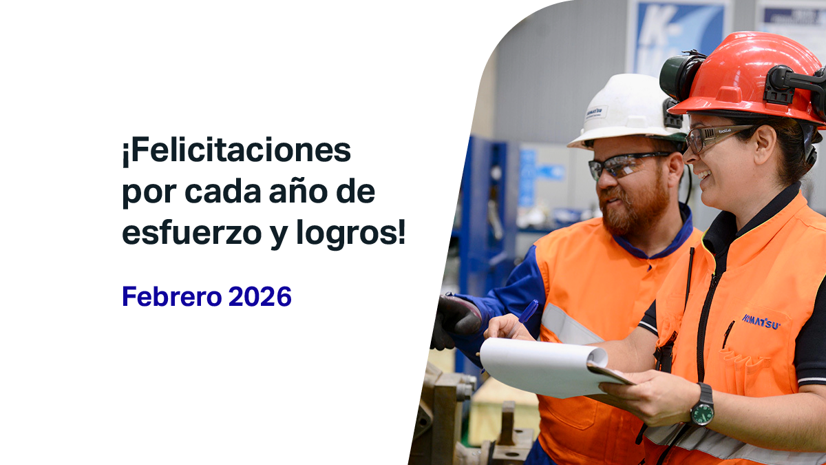 Cada año cuenta: reconocemos la trayectoria en Komatsu Reman