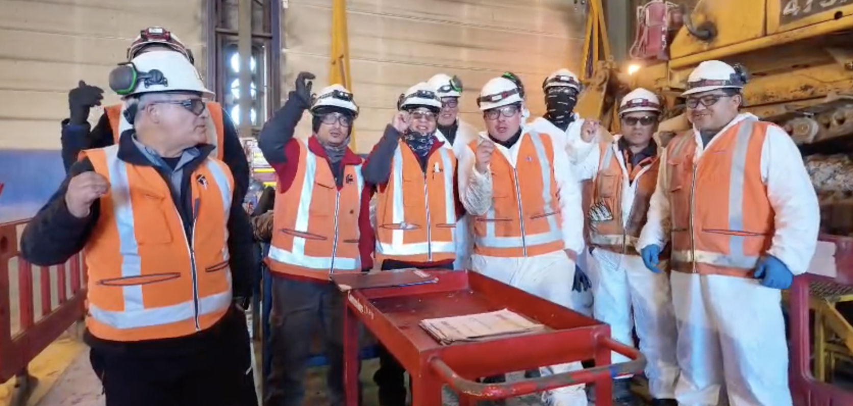 Saludo desde Quebrada Blanca