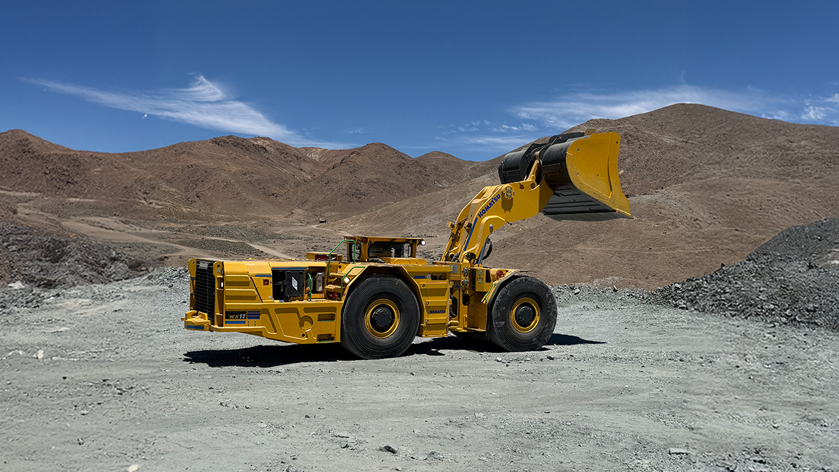 Komatsu se abre paso en la minería subterránea