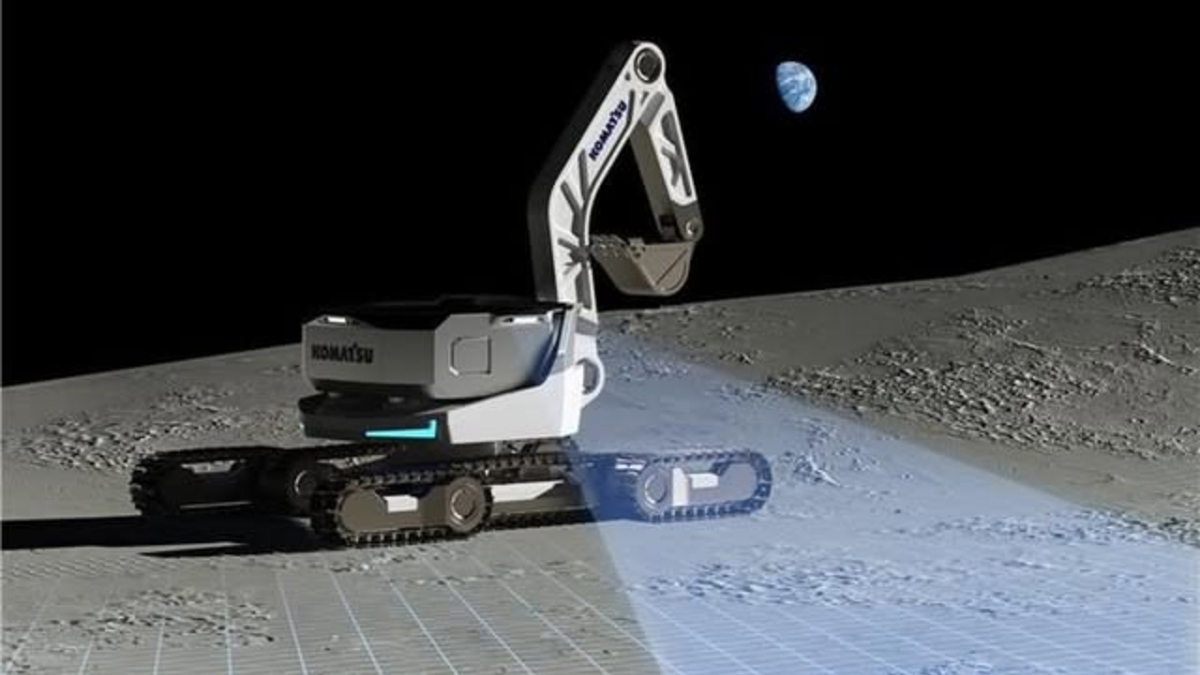 El próximo desafío de Komatsu no está en la Tierra