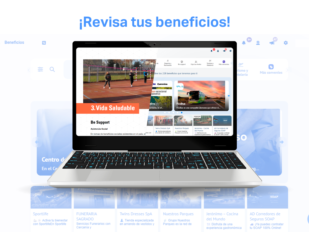 ¡Recuerda revisar tus beneficios!